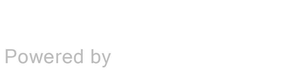 Light gray text reads Powered by on the left, next to larger, stylized white text GROW WITH GRO on a light gray background.